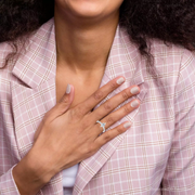 Myrna Halo 925 Sterling Silver Ring